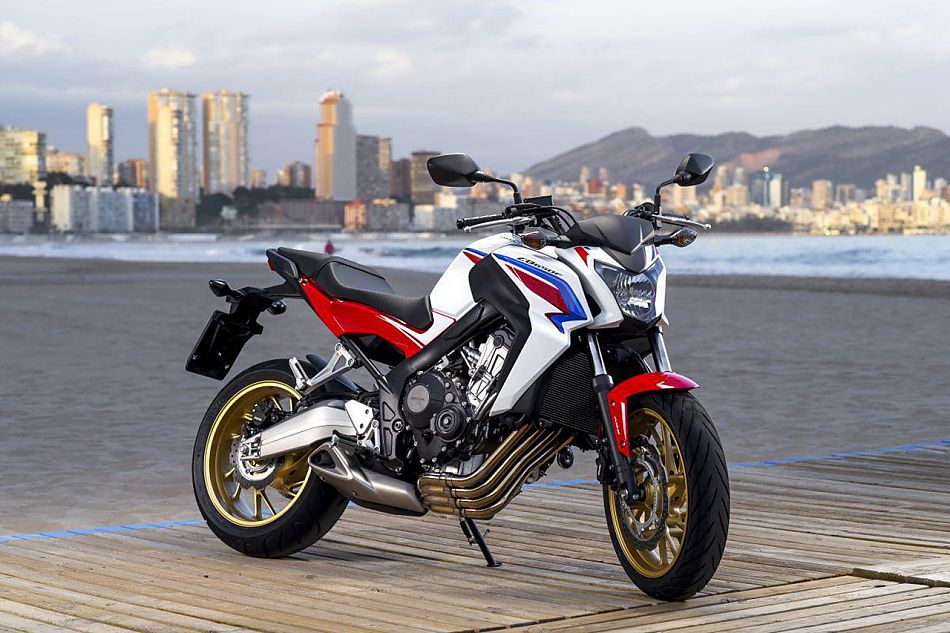 四缸的街头战士2014款本田cb650f图赏