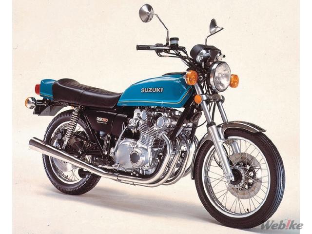 二冲程摩托车车款代表品牌的suzuki推出经典代表名车款「gs750」